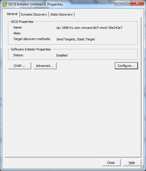 iscsi initiator properties